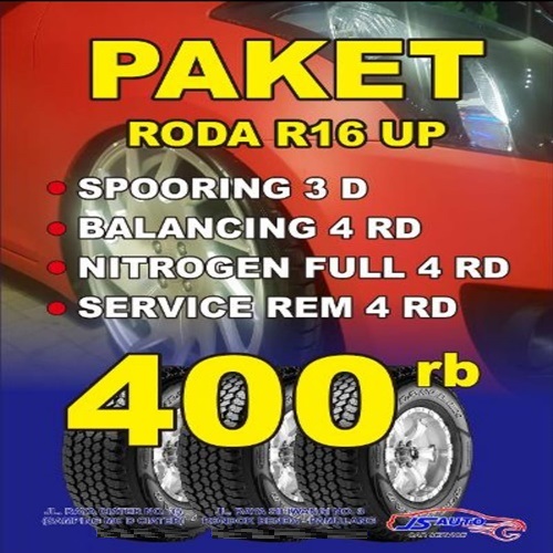 Paket Roda R16 Up