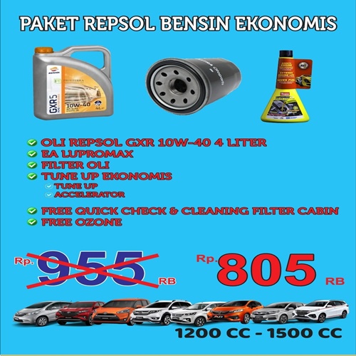 Paket Repsol Bensin Ekonomis